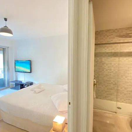 06bg - Studio 600m From The Beach - Private Parking Lägenhet *