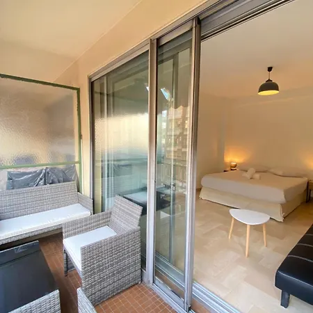 06bg - Studio 600m From The Beach - Private Parking Apartment Cagnes-sur-Mer